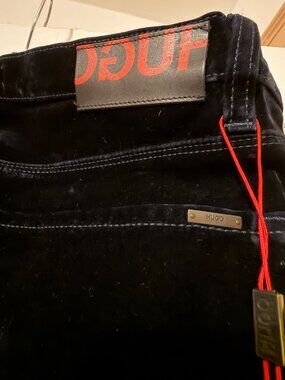 NWT Hugo Boss Velvet Pants, Dark Blue, Sz W36/L32